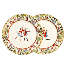 НАБОР ТАРЕЛОК ОБЕДЕННЫХ LEFARD ЩЕЛКУНЧИК 2 ШТ. 27 СМ