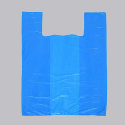 Цена за 100 шт. Пакет «Синий», полиэтиленовый, майка 37×67 см, 20 мкм