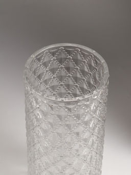 Ваза стекло настольная "Сирша" 23х10 см, прозрачный