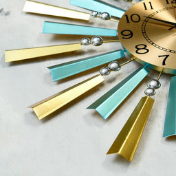 Часы настенные интерьерные «Лютин», серия: Ажур, дискретный ход, d=60 см, циферблат d=22 см, от батарейки 1хАА