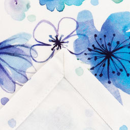 Дорожка Этель Незабудки 30*70 см, 100% хлопок, саржа 190 г/м2  фото 4