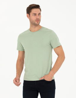 Ye_il Slim Fit Basic Ti__rt