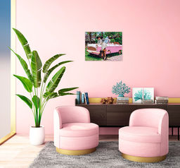 Кристальная (алмазная) мозаика ФРЕЯ ALPD-101 на подрамнике Привет, Куба! 40 х 30 см