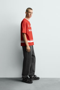 RETRO FOOTBALL PRINT T-SHIRT - Zara фото 4
