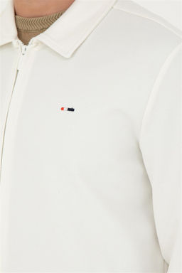 Мужской вязаный кардиган цвета экрю - U.s. polo assn фото 7