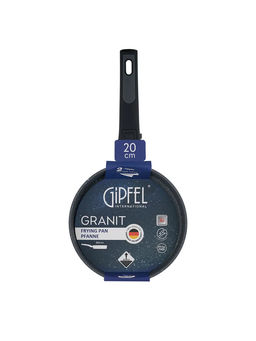 52702 GIPFEL Сковорода GRANIT 20x4,7см, кованый алюминий, Pfluon Premium, съемная бакелитовая ручка - Werner фото 7