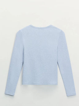 Лонгслив с застежкой на груди / Zarina  фото 9