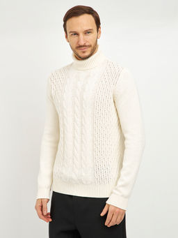 водолазка мужская из хлопка с косами - Glenfield фото 3