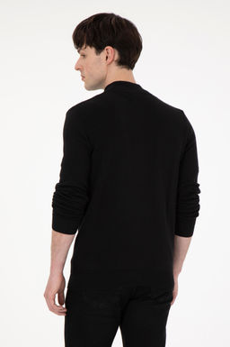 Мужской черный базовый трикотажный кардиган Неожиданная скидка в корзине - U.s. polo assn фото 12