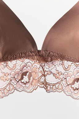BRALETTE WITH POLYAMIDE LACE - Zara фото 5