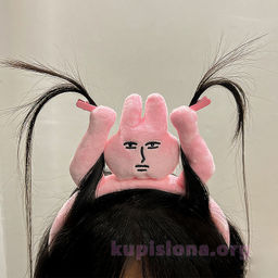 Ободок Pink hare
