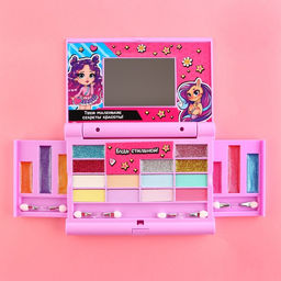 Набор детской косметики Будь стильной, тени 8 цветов, блеск 11 цветов