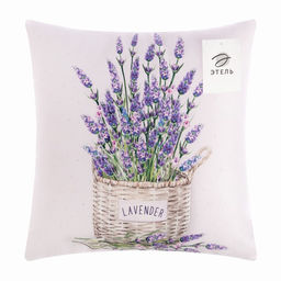 Подушка Этель Lavender 40х40 см, 100% п/э  фото 5