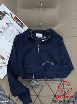 Базовый укороченный лонгслив из лапши - Bruno фото 10