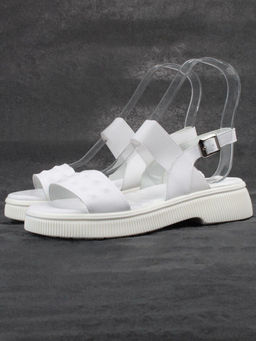 08-PEL211-1 WHITE Босоножки женские (натуральная кожа) - Фабричный китай фото 2