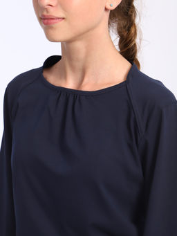 Лонгслив Анечка серо-голубой Ладошки  фото 47