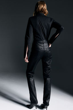 Slim Straight High Jeans - H&m фото 3