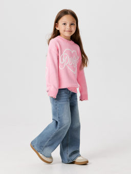 ACOOLA / Брюки джинсовые детские для девочек Efron синий  фото 7