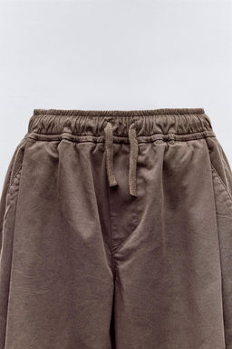 BALLOON FIT PLEATED TROUSERS - Zara фото 4