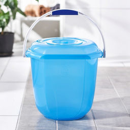 Ведро 12л. с плоской стороной с крышкой - Бриг фото 5