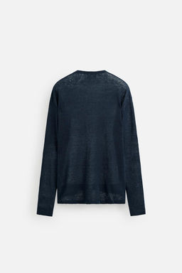 100% LINEN SWEATER - Zara фото 8