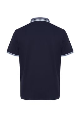 TRENDYOL MAN Siyah Slim/Dar Kesim %100 Pamuklu Polo Yaka T-shirt TMNSS22PO00014 - Trendyolmilla фото 9