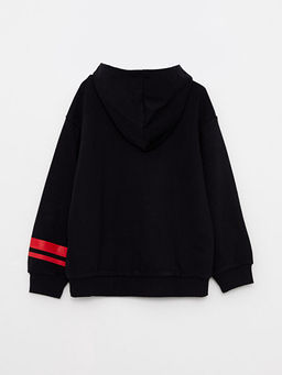 Kap??onlu Minnie Mouse Bask?l? Uzun Kollu K?z ?ocuk Sweatshirt - Waikiki фото 2