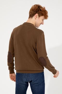 U. S. Polo Assn / Мужской базовый трикотажный кардиган кокосового цвета - U.s. polo assn фото 5
