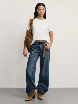 Базовая футболка из эластичного хлопка / Zarina  фото 2