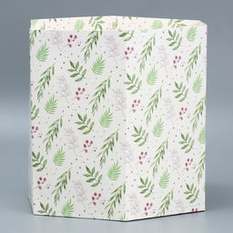 Пакет подарочный Шестигранник, 26.5 23 25 см