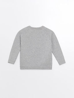 Bisiklet Yaka Uzun Kollu Erkek Bebek Triko Kazak