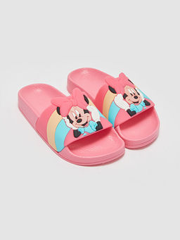 Minnie Mouse Bask?l? K?z ?ocuk Terlik