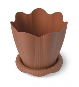 Горшок Эдельвейс-терракот с поддоном 0,65л д12см арт.С190Т