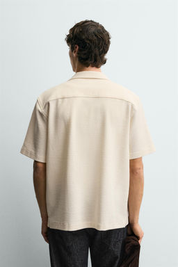JACQUARD SHIRT WITH RUFFLE TRIM - Zara фото 11