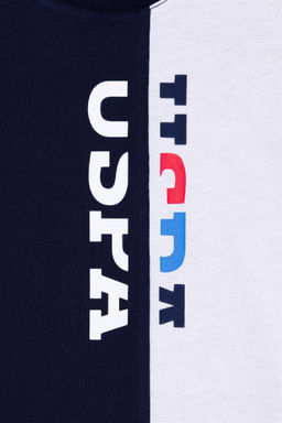 Детская темно-синяя футболка с круглым вырезом Неожиданная скидка в корзине - U.s. polo assn фото 6