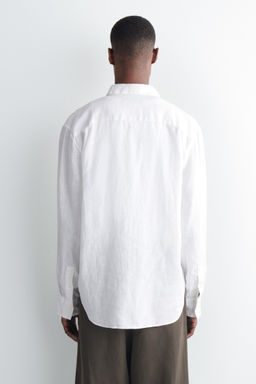 CAMISA DE LINO RELAXED FIT - H&m фото 5