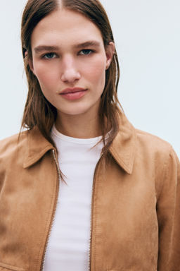 Cazadora bomber con cuello camisero - H&m фото 5
