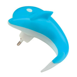 DTL-301-Дельфин/Blue/4LED/0,5W Светильник-ночник. Без выключателя. Блистер
