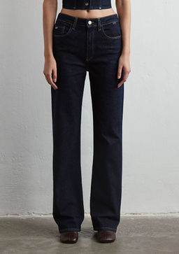 Victoria Gold Premium Koyu Rinse Jean Pantolon - Mavi фото 4