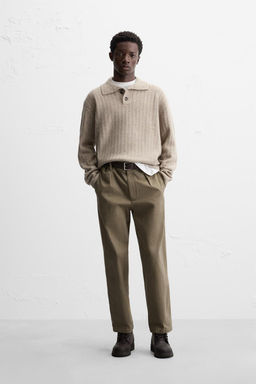 RIBBED KNIT POLO SHIRT - Zara фото 2