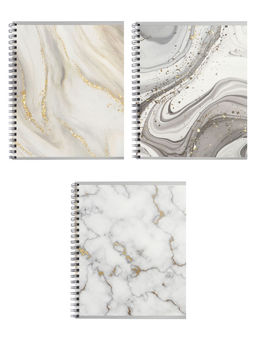 Тетрадь 80 листов, в клетку, на гребне «Мрамор темный»