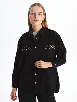 Parlak Ta?l? Kad?n G?mlek Tunik