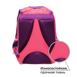 Рюкзак школьный, эргономичная спинка, 37×26×13 см «Аниме подружки»