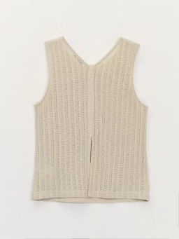 Майка прямого кроя с разрезом на спинке ZR2605023417-60 / Zarina