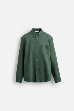COTTON - LINEN SHIRT - Zara фото 11