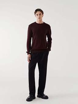 Bisiklet Yaka Erkek Triko Kazak