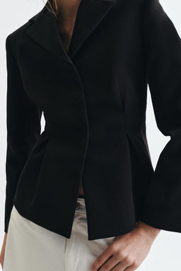 BLAZER PEPLUM ESTRUCTURA ZW COLLECTION / Negro - Zara фото 2