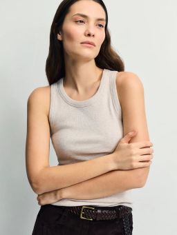 Базовая майка из хлопка / Zarina  фото 2