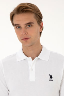 Erkek Beyaz Basic Sweatshirt Sepette S_rpriz _ndirim - U.s. polo assn фото 16