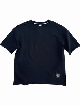 Футболка из футера 22-7704 черный - Mini maxi фото 5